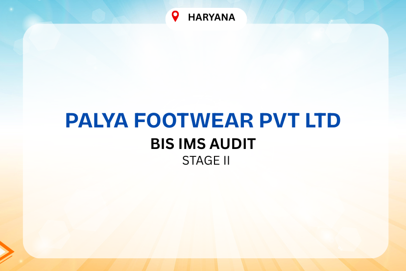 BIS Audit IMS Stage2 Palya Haryana
